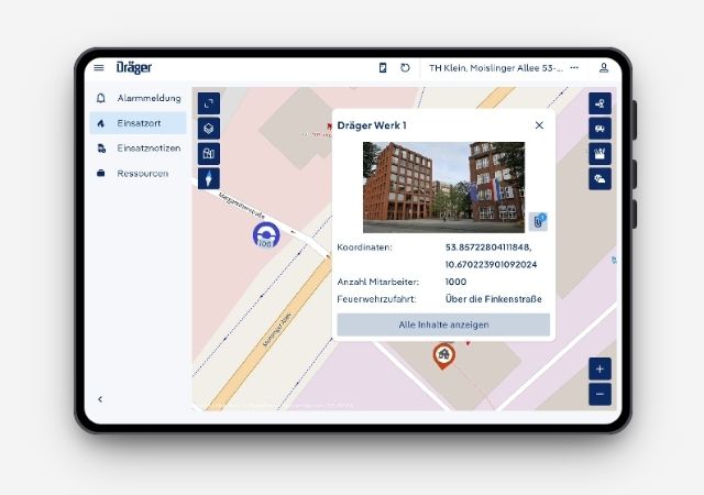 SRS Digitale Gebäudepläne in der Dräger Cloud