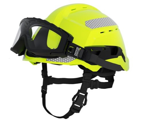 Feuerwehrhelm HEROS H10, tagesleuchtgelb RAL 1026