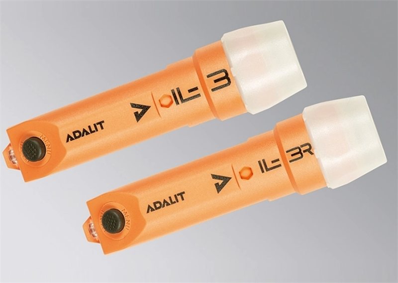 Helmlampe Adalit Il-3R ATEX, Atex Zulassung, Gehäuse Thermoplast, LED, mit LiPo-Akku