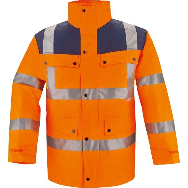 Warnschutz-Parka WATEX, DIN EN ISO 20471 Klasse 3, mit Rückenaufschrift FEUERWEHR
