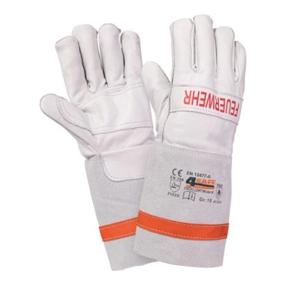 Schutzhandschuh SPEZIAL mit Ring und Karabinerhaken