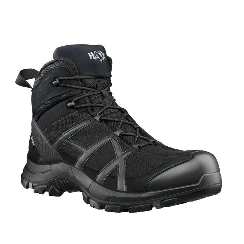 Schnürschuh HAIX BLACK EAGLE SAFETY 40 MID, schwarz
