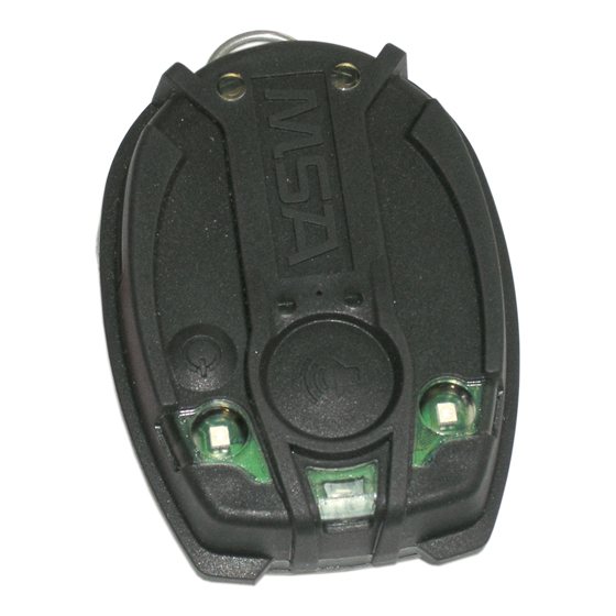 Bewegungslosmelder MSA motionSCOUT, ATEX-Zulassung II 1G Ex ia IIC T4. Einschließlich Batterien Duracell Procell 06/2023